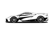 Modern Sports Car Design bundle, an Illustration by Artivon (Thumbnail 3 of 9)