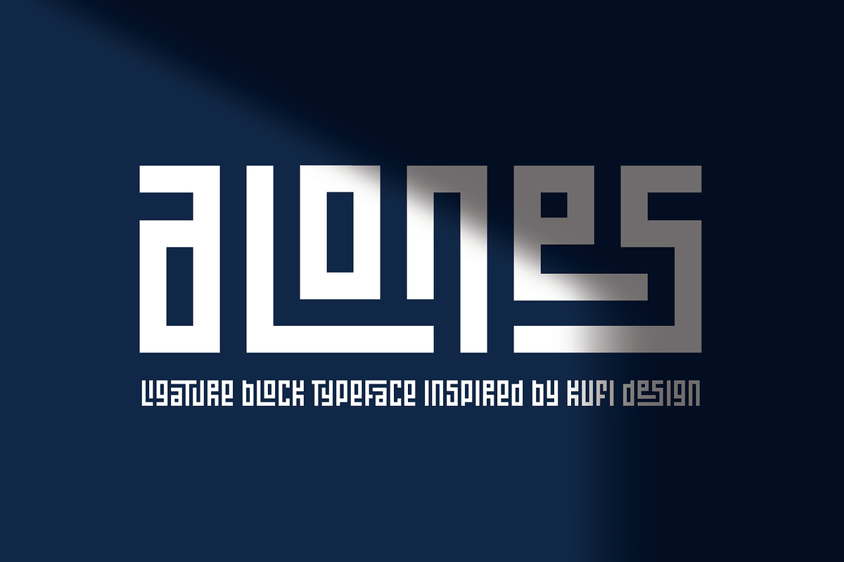Alones, a Blackletter Font by Ridha-38.lineart (Photo 1 of 14)