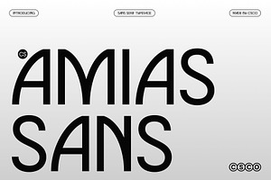 CS Amias – Modern Sans Serif, a Sans Serif Font by Craft Supply Co.