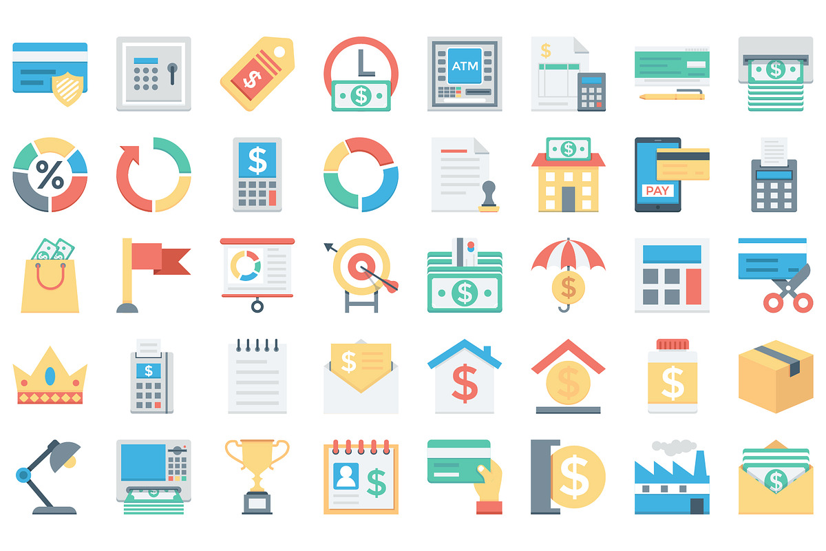 Finance and Payment Icon Set., an Icon by Vector Portal (Photo 6 of 6)