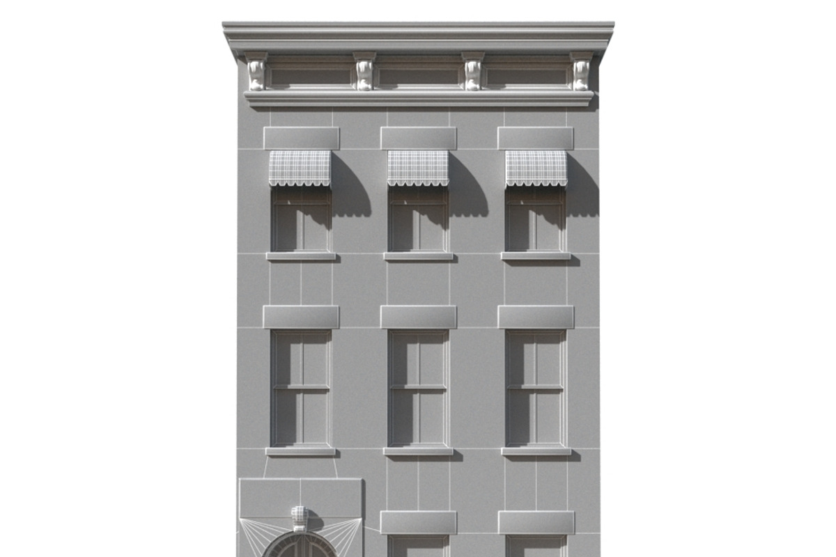 New York Brownstone townhouse, an Architecture 3D Model by happy brush (Photo 4 of 14)