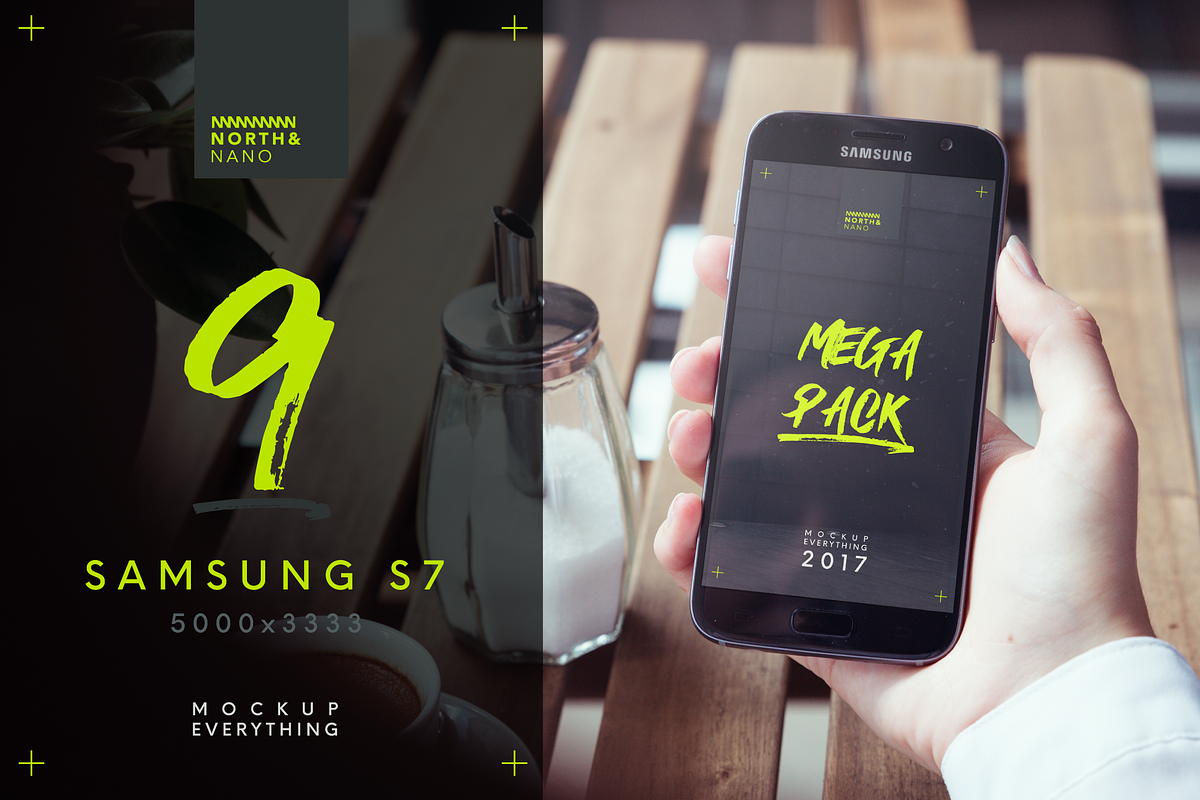 North&Nano MEGA MOCKUP PACK 2017, an iPhone Mockup by North&Nano (Photo 5 of 8)