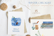 Watercolor Bundle Four Seasons., a Seasonal Illustration by NataliArkushArt (Thumbnail 29 of 65)