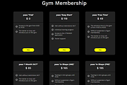 Gym-24 React Landing Page, a React Template by WebMasteryStudio (Thumbnail 2 of 6)