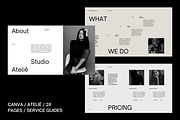 Ateliê - Canva Services Guide, a Presentation Template by Elokka Std. (Thumbnail 1 of 7)