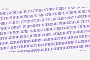 Lokoxi Stencil Pro - Standard Family, a Sans Serif Font by Anfound Type (Thumbnail 16 of 16)