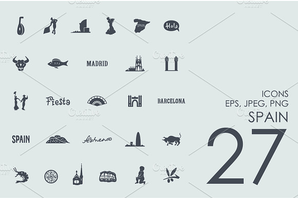 27 Spain Icons