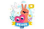 10 International Peace Day, a Person Illustration by denayunebgt (Thumbnail 4 of 4)