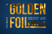 Golden foil effect — Mockup, a Product Mockup by Zimages (Thumbnail 1 of 5)