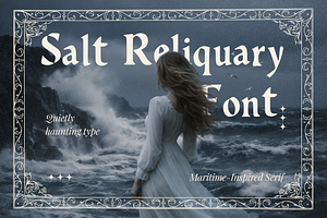 Salted Reliquary Dark Display Serif