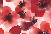 Maroon & Dusty Blooming Rose, a Background Graphic by Printable Treasure (Thumbnail 7 of 7)