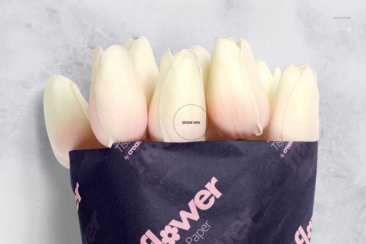 Flower Wrapping Paper Mockup Set, a Pens & Pencil Mockup by creatsy5 (Photo 14 of 19)