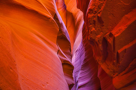 Phenomenal hues slot canyon Antelope, a Nature Photo by kavram