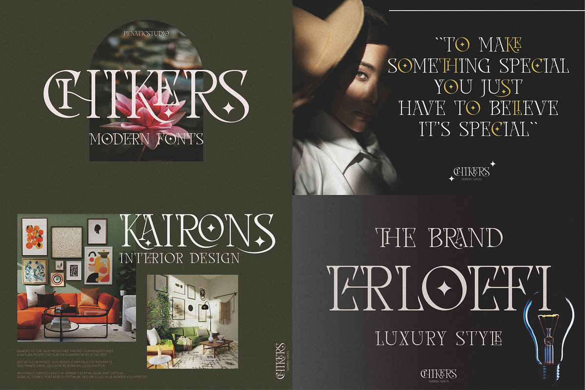 MODERN LIGATURES FONTS BUNDLES, a Serif Font by Penatic Studio (Photo 11 of 13)