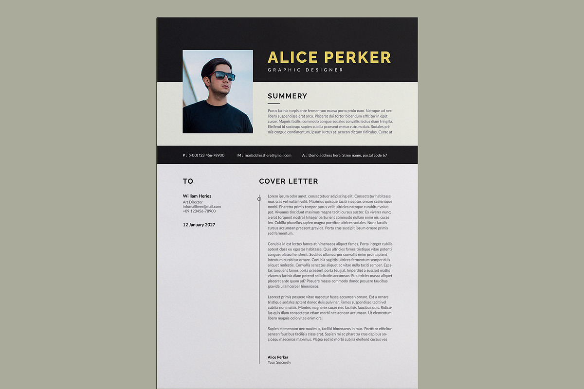 Resume / CV | Word & InDesign preview 4