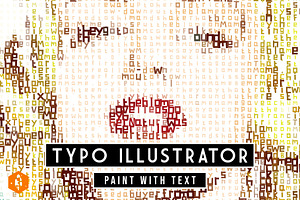 Typo Illustrator Typographic Effect