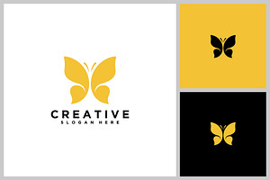 Elegant Butterfly Icon Vector, an Animal Illustration by quadrazo