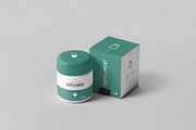 Supplement Jar & Box Mock-up 2, a Cups & Container Mockup by Yogurt86 (Thumbnail 2 of 10)