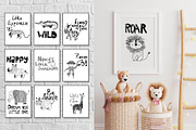 Wild safari animals clipart for kids, a Pattern Graphic by Astra Menta (Thumbnail 3 of 10)