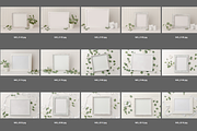 White Frame & Eucalyptus Mock Up, a Print Template by Susie Design Co (Thumbnail 2 of 2)