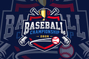 Baseball tournament logo, a Branding & Logo Template by swarnstudio (Thumbnail 2 of 3)