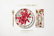 Bordeaux Garden Vintage Floral Print, a Pattern Graphic by Pink Linen (Thumbnail 12 of 13)
