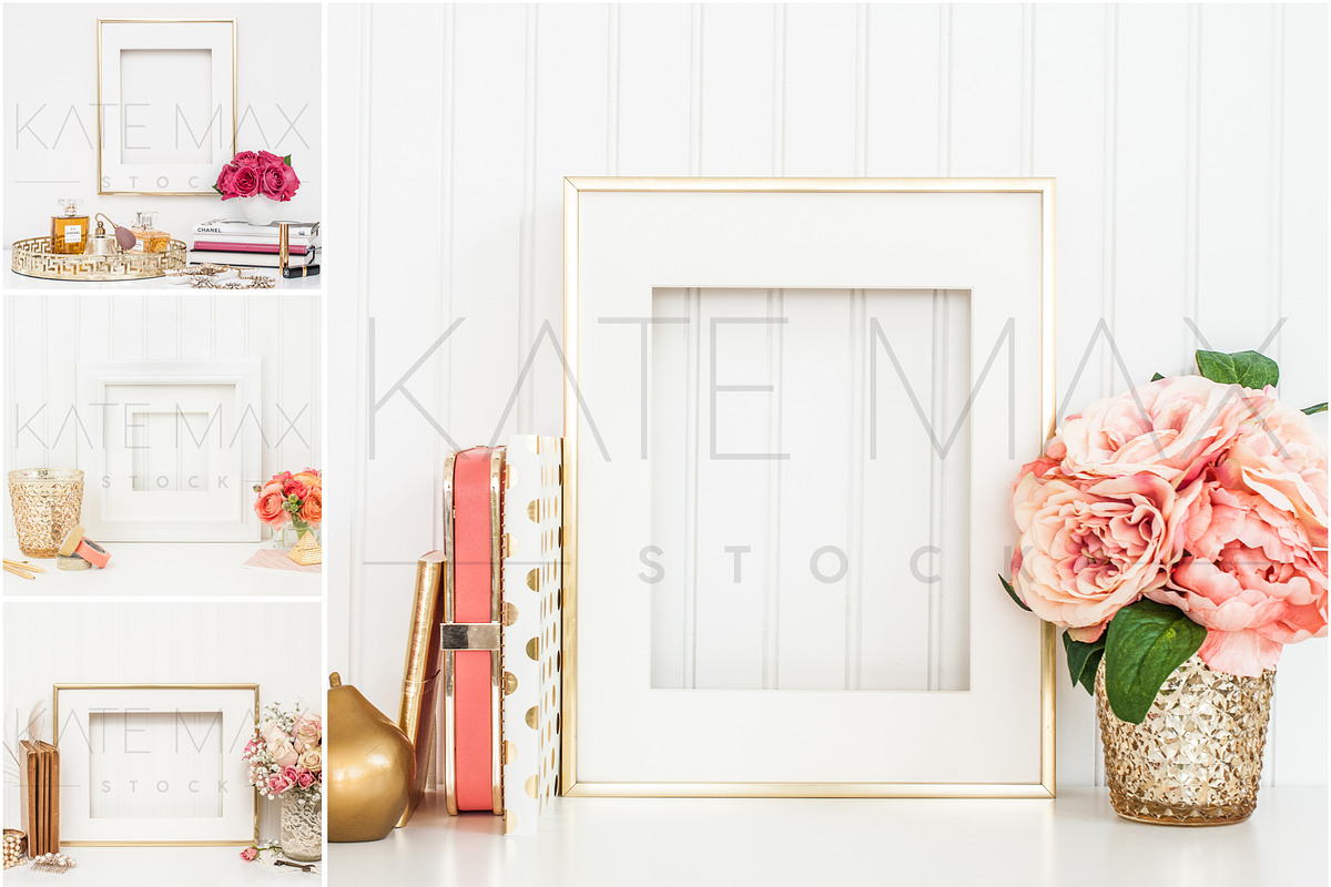 Pink Frame Mockups Stock Bundle, a Print Template by Styled Stock House (Photo 2 of 4)