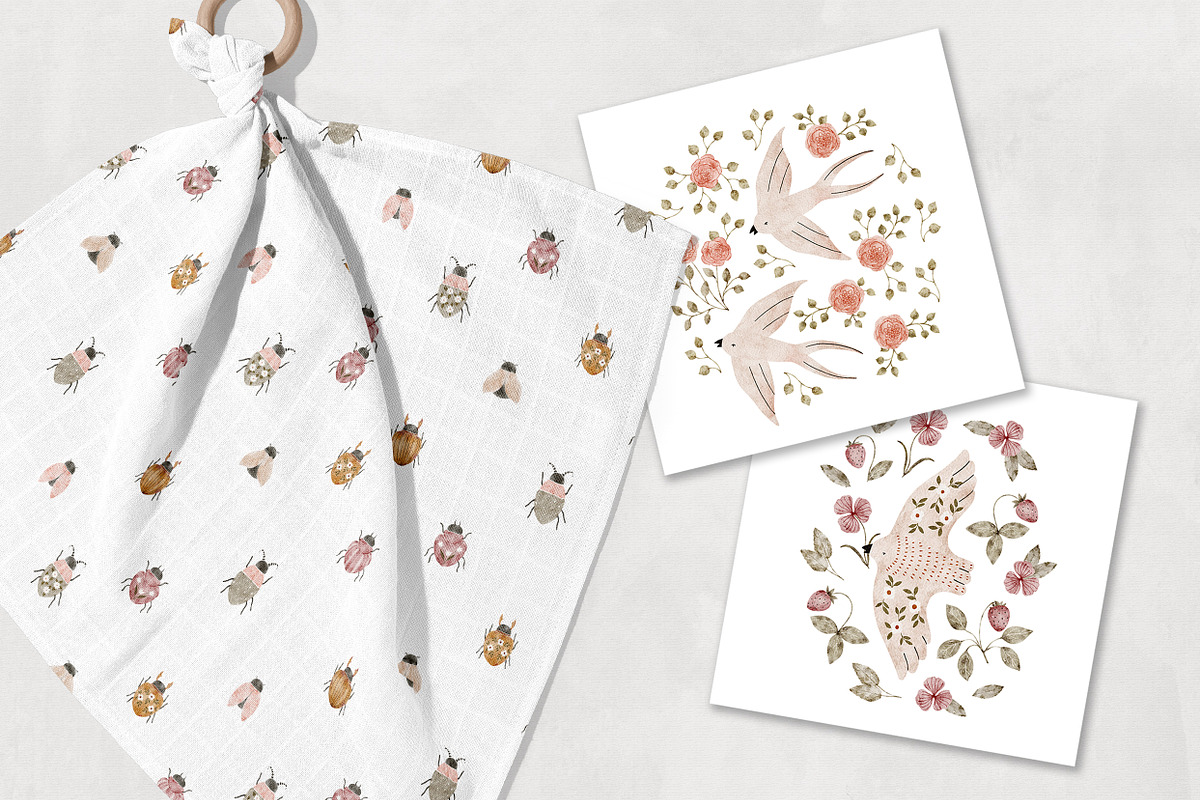 AUTUMN GARDEN watercolor set, an Object Illustration by erasovas (Photo 11 of 13)