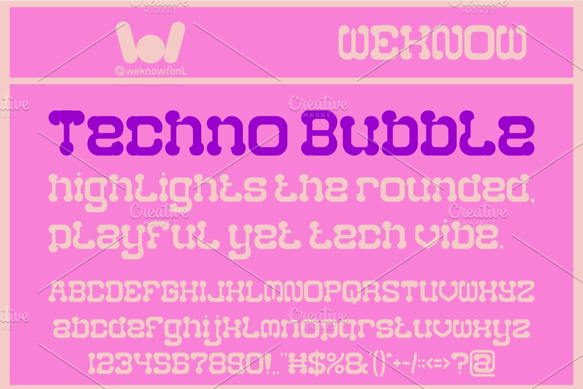 Spherical Drone font, a Font by weknow (Photo 3 of 8)