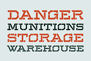 Depot Slab-Serif Stencil Font, a Slab Serif Font by SelfBuild Type (Thumbnail 3 of 7)