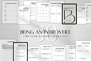 Being an Introvert Digital Journal, a Stationery Template by BRANDcontent (Thumbnail 1 of 6)