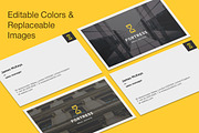 Real Estate Business Card – Fortress, a Business Card Template by Ideal Company (Thumbnail 2 of 4)