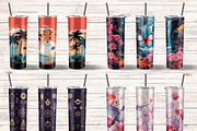 174 Tumbler Wrap Sublimation Bundle, an Object Graphic by LA Design (Thumbnail 5 of 10)