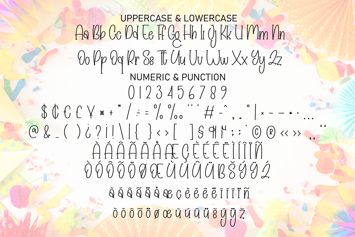 Sunday Birthday | Script Font, a Script Font by Scratchones (Photo 7 of 8)