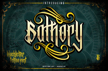 Bathory - Blackletter font