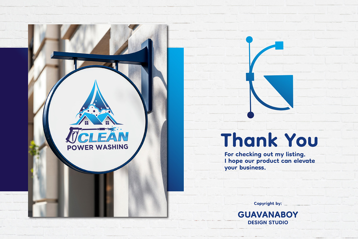Professional Pressure Washing Logo, a Branding & Logo Template by Guavanaboy (Photo 4 of 4)