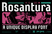 UT Rosantura : A Unique Display Font