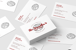 Canva Bakery Business Card Template