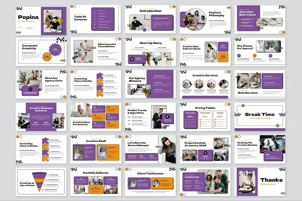 Start Up Creative Keynote Templates, a Presentation Template by Fit-tee (Photo 6 of 10)