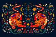 BEST CHRISTMAS BUNDLE 16 PRODUCTS, an Animal Illustration by MoleskoStudio (Thumbnail 9 of 56)