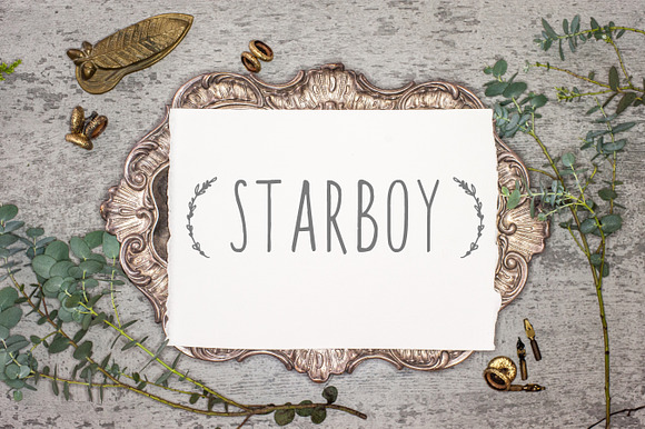 50%Off Starboy Handwritten typeface preview 8