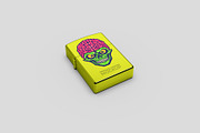 Metallic Lighter Mockup - 8 views, a Merchandise Mockup by Illusiongraphic (Thumbnail 8 of 21)