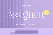 Assignate - Elegant Display Serif