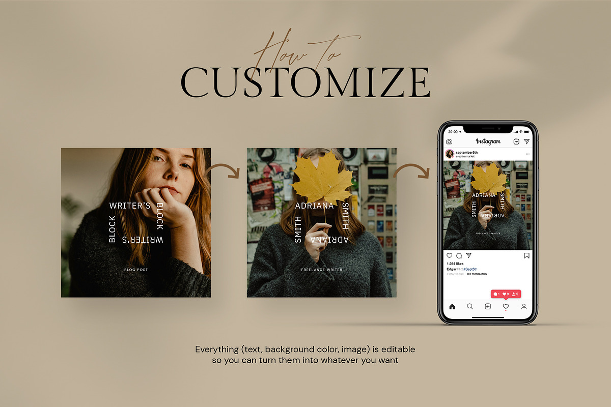Writers Social Media Pack + Stories, a Social Media Template by September 5th (Photo 20 of 22)