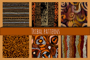 Seamless Ethnic Patterns.