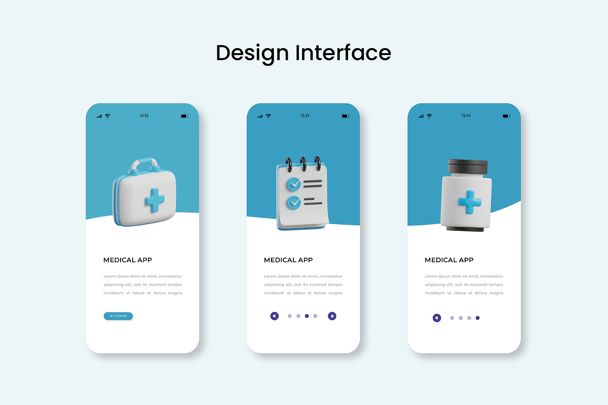 Medical & Health 3D Icon Set, a 3D by Home Studio (Photo 2 of 4)