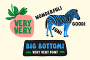 Very Font Family - Handmade Retro, a Sans Serif Font by Studio Funshop by Kelli (Thumbnail 17 of 21)