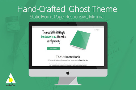 Hand-Crafted Ghost Theme for Authors