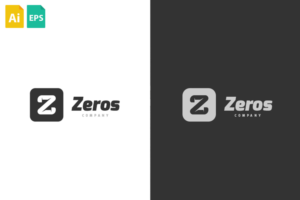 Zeros Logo, a Branding & Logo Template by Schneider Design Store (Photo 2 of 2)