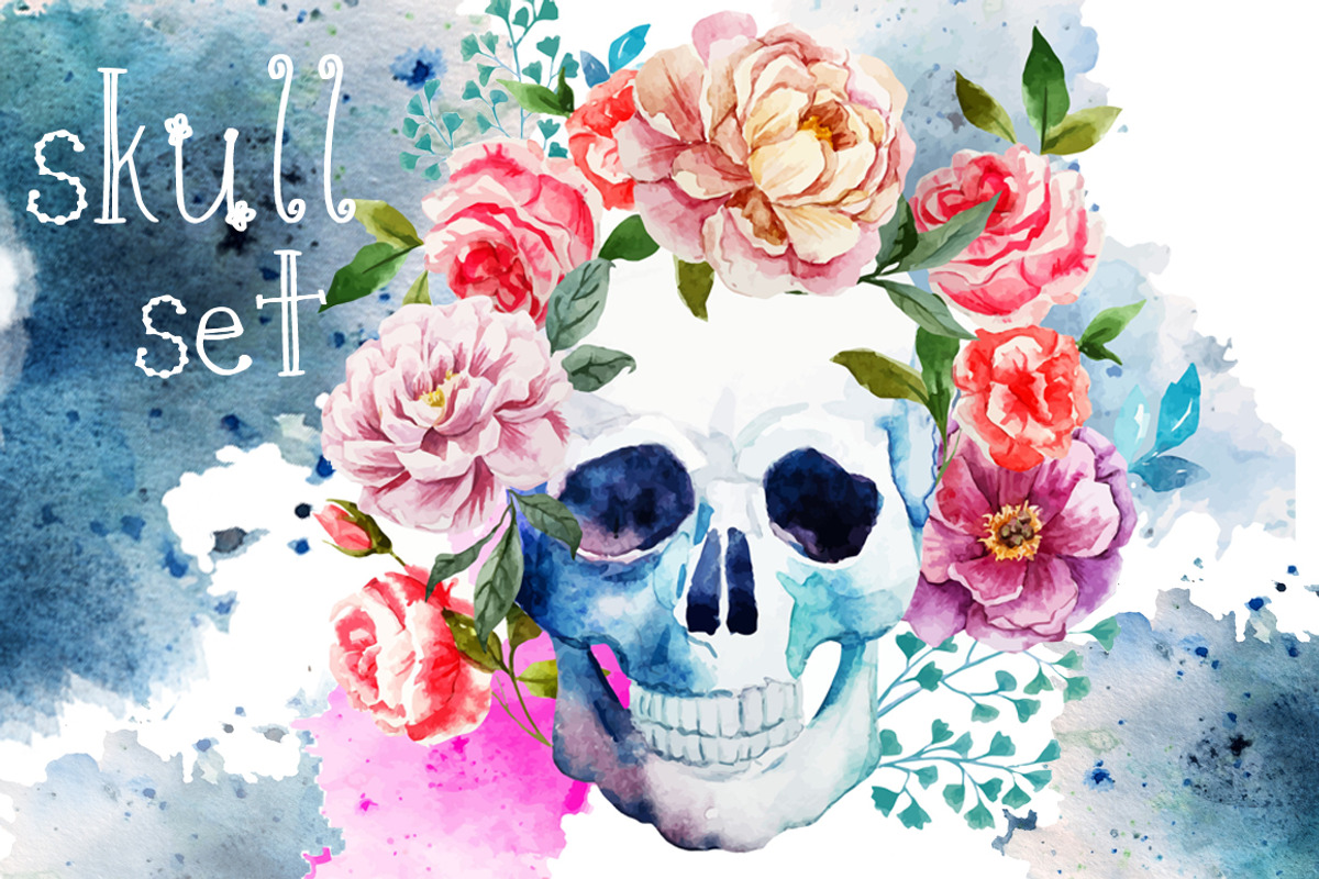 Vector Set Skull